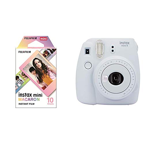 Fujifilm Film Instax mini Macaron 10 Vues Multicolore & - Instax Mini 9 - smoky white - appareil seul