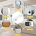 Child Proofing Safety Cabinet Locks, Adoric Cupboard Baby Safe Drawer Latchs, No tools and Drilling Required, 8 Pack, White