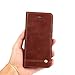 Xiaomi Redmi Note 7 Pro Case,Redmi Note 7 Case,RUIHUI Classic Leather Wallet Folding Flip Protective Shell Cover with Card Slots,Kickstand,Magnetic Closure for Xiaomi Redmi Note 7/Note 7 Pro (Brown)
