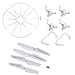 XiaoPengYo Spare Parts Propeller Blade Protecting Frame Motor Base Screws LED Cover Landing Skids Compatible for Syma X5 X5C X5C-1 Quadcopter