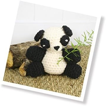 Patsy Panda Amigurumi Crochet Craft Kit by Crafty Kit Company
