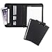 Samsill 70829 Professional Padfolio Bundle, Includes Removable Clipboard.5" Round Ring Binder with Secure Zippered Closure, 10.1 Inch Tablet Sleeve, Black primary