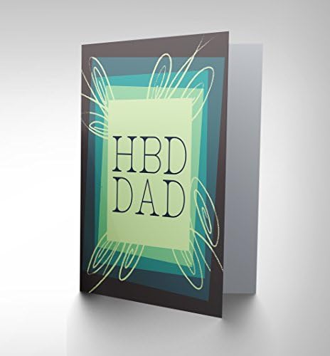 CARD BIRTHDAY HAPPY DAD TEXT MESSAGE SPEAK HBD FUN GIFT CP2679