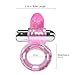 Vibrating Cock Ring - 7 Function Vibrating Bullet - Stretchy Ring for Prolonging Erections - Adult Sex Toy
