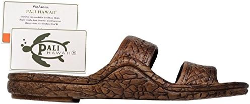 Pali Hawaii Dark Brown JANDAL + Certificate of Authenticity