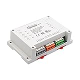 Sonoff 4CH 4 Channel Din Rail Mounting WiFI Switch for DIY smart home,Remotely Control Four Home Appliances independently,Compatible with Alexa