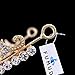 FUMUD Vintage Wedding Bridal Rhinestone pearl Gold Headband Crown Tiara Hair Accessories (Gold)