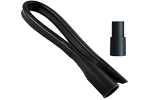 ANBOO Crevice Tool & Adapter for All Vacuum Cleaners Accepting 1 1/4"(32mm) 1 3/8"(35mm) Inner Diameter Attachments 1-3/8'' to 1-1/4'' Hose Reducer Vacuum Conversion Vac Accessories
