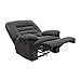 Serta Big & Tall Memory Foam Massage Recliner, Grey