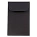 JAM PAPER #1 Coin Business Envelopes - 2 1/4 x 3 1/2 - Smooth Black - 50/Pack
