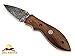 DKC Knives (30 5/18) DKC-38 Diplomat Damascus Folding Pocket Knife 7.5