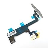 Power Button and Flash Light Flex Cable with Brackets Pre-installed for Iphone 6