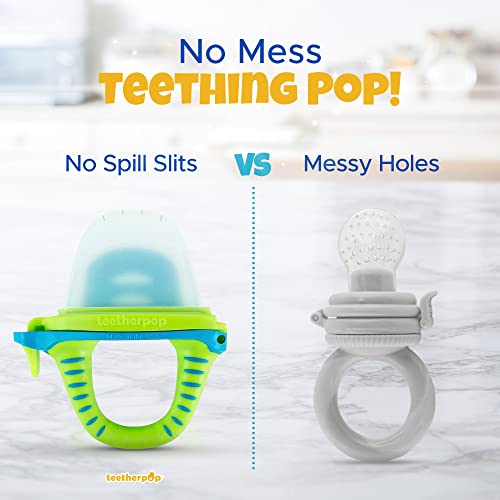 teetherpop No Mess Frozen Baby Teethers, Fill w/ Breastmilk, Purees