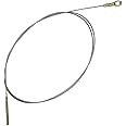 DASPARTS 113721335A 111721335E Clutch Cable (2268mm) For VW BeetleSuper Beetle Karmann Ghia Thing (Bolt 7mm)