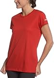 ASICS Women's Circuit-7 Warm Up Running Shirt,Red,Medium