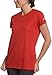 ASICS Women's Circuit-7 Warm Up Running Shirt,Red,Medium