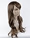 Dreamworld Stunning Long Natural Curly Wig+wig Cap (Model: Jf010023) (Light Brown)