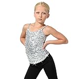 Alexandra Collection Sparkly Sequin Tank Top Girls Tops