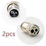 DenshineÂ® 2pcs Dental High Fast Speed Handpiece Tubing Adapter Changer 2 Holes to 4 Holes