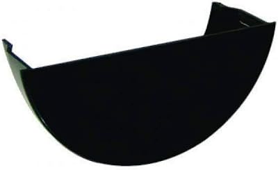 FloPlast 112mm Half Round Gutter Internal Stop End Black