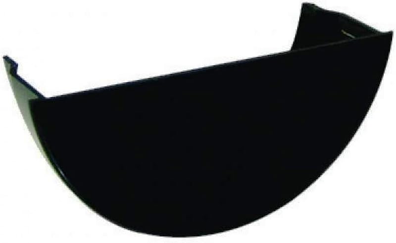 FloPlast 112mm Half Round Gutter Internal Stop End Black