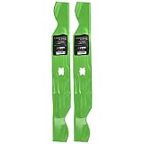 8TEN LawnRAZOR Hi-Lift Blade for MTD Cub Cadet Troy Bilt 33 Inch Deck Walk Behind 742-04154 942-04154A 2 Pack