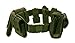 Ultimate Arms Gear OD Olive Drab Green 10pc Police-Law Enforcement-Security Gear Modular Nylon Duty Belt With Pistol/Gun Holster Fits Glock Handgun