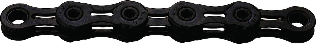 KMC DLC 10 Speed Chain, Black/Black, 116 Links