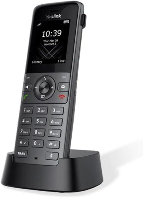 Yealink W73H Phone Black 2 Lines TFT LCD Office Desk Phone