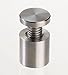 Set of 12 Stainless Steel Standoff Screws, 5/8 x 5/8 Inch, to Mount 3 Sign Displays (4 Standoffs Per Sign)