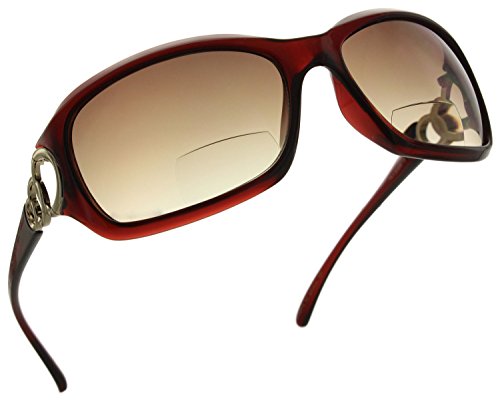 FioreFashionable Bifocal Reading Sunglasses Readers for Women Bi Focal Glasses UV Protection