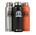 Smoky Mountain Growlers Insulated Stainless Steel All-in-one 40 oz Water Bottle, Thermos, and Wine or Beer Growler with Stainless Steel Lid