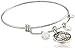Disney Stainless Steel Catch Bangle with Silver Plated Cinderella Carriage Charm 