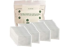 Green Piece® All-Natural Baby Diaper Pail Deodorizer - Pack of 36 - Activated Charcoal - Compatible with Diaper Pails, Shoe Closets - Made by Green Piece Mfg