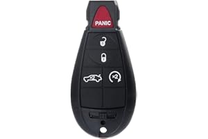 KEYALL Key Fob Keyless Entry Remote for Charger Durango Ram 1500 for Grand Cherokee for Journey for Magnum for Ram 2500 for 300 for Commander 08-2014 56046639AC 56046639AD 56046639AE 68043592AA 433MHZ -1Pcs