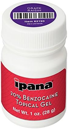 ipana 20% Benzocaine Topical Gel - Grape (1 oz. bottle)