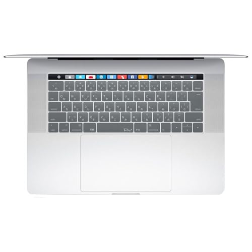 MS factory MacBook Pro 13 15 with Touch Bar (2016-2019) Keyboard Cover Japanese JIS Pro13 A1706 A2159 A1989 pro15 A1707 A1990 Touch Bar Keyboard Cover RMC series Clear Transparent RMC-KEY-TB-CL