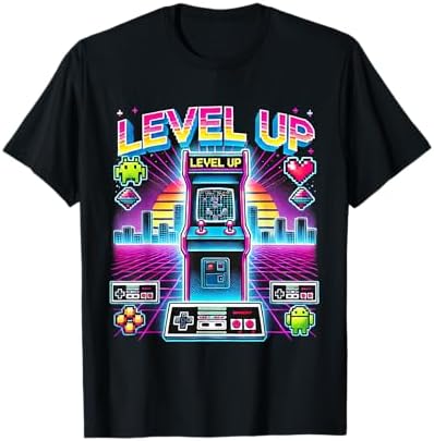 Amazon.com: 80s 90s Video Game Retro Vintage Classic Arcade T