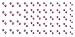 Hot Pink Paw Prints Water Slide Nail Art Decals- Salon Quality!