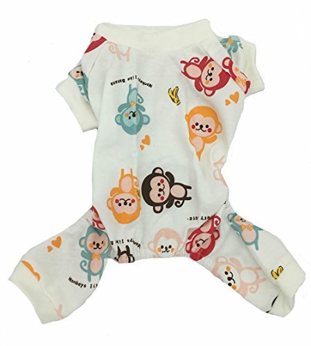 Cute small dogs pajamas 100% cotton for small dogs cats…