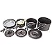 Charlie & Keith’s Portable Outdoor Cookware with Carrying Mesh,Non-Stick Pot Frying Pan Cooking Set Made of Anodized Aluminum,Suitable for 4~5 Person,Great for Camping,Hiking,Backpack,Picnicthumb 1