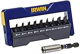 IRWIN Tools 1899929 Impact Performance Series Insert Bit Set, Assorted Slotted, 1-Inch Length, 10-Piece