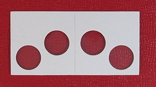2 Hole - Penny/Cent Guardhouse 2x2 Mylar/Cardboard Coin Flips