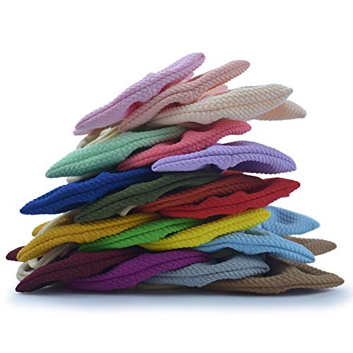 image for Toptim Baby Girl's Elastic Headbands and Bows for Newborn Infant Toddl