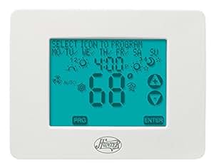 Hunter 44860 Universal 2H/2C Touchscreen Thermostat - Programmable