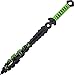 Z Hunter ZB-122 Fantasy Fixed Blade Knife, Green/Black Blade, Green Cord-Wrapped Handle, 25-Inch Overall
