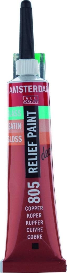 Decorfin RELIEF (Gutta Outliner) PAINT - COPPER - 20ml