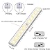 Anbock Under Cabinet Lighting Motion Sensor Closet Lights Wireless USB Rechargeable Tap Lights Sensing Activated Stairway Pantry Counter Wardrobe Kitchen Hallway Bathroom Warm 3000K Yellow Lamp 3 Pack