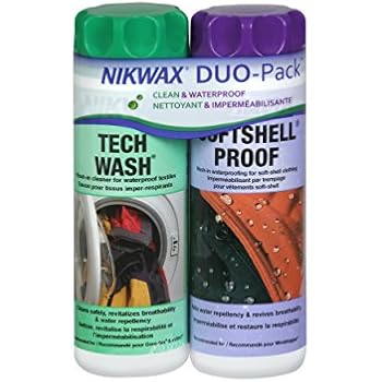 Nikwax Softshell Cleaning & Waterproofing Duo-Pack