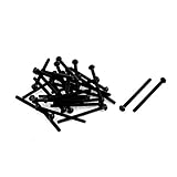 uxcell M2.5x30mm Thread Button Head Hex Socket Cap Screw Bolt 30pcs